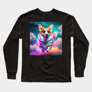 Pembroke Welsh Corgi Heaven Long Sleeve T-Shirt